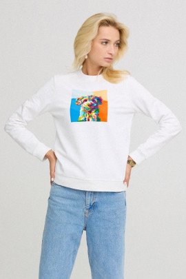 Світшот жіночій basic  /no flis/ 