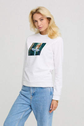 Світшот жіночій basic  /no flis/ 