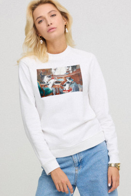 Світшот жіночій basic  /no flis/ 