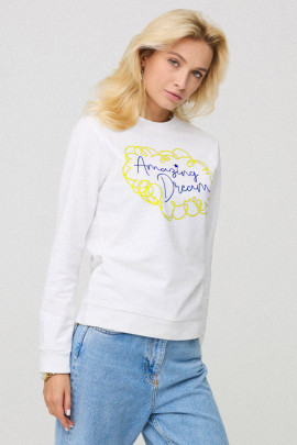 Світшот жіночій basic  /no flis/ 