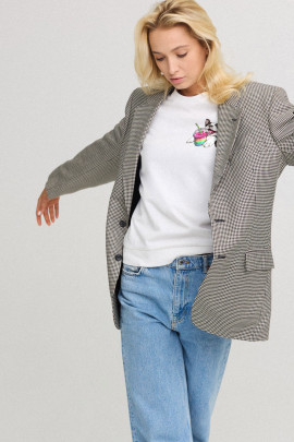 Світшот жіночій basic  /no flis/ 