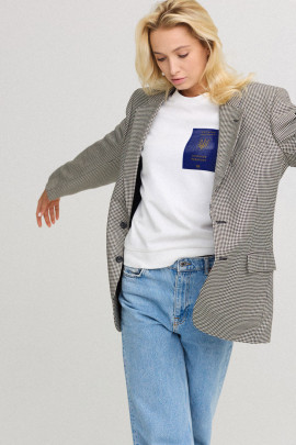 Світшот жіночій basic  /no flis/ 