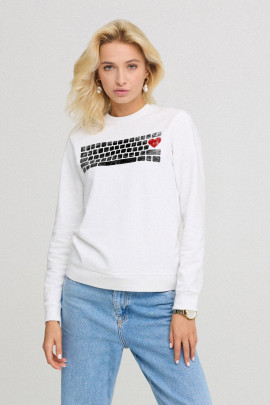 Світшот жіночій basic  /no flis/ 