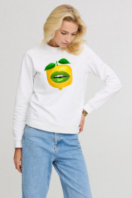 Світшот жіночій basic  /no flis/ 