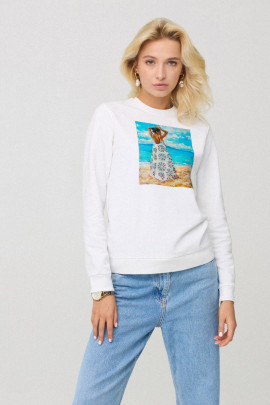 Світшот жіночій basic  /no flis/ 