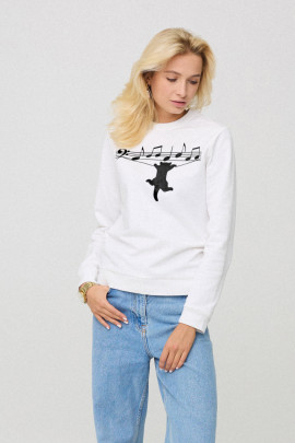 Світшот жіночій basic  /no flis/ 