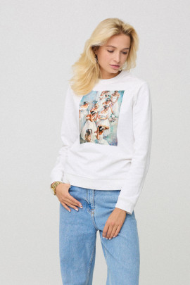 Світшот жіночій basic  /no flis/ 