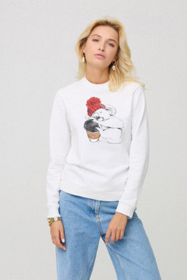 Світшот жіночій basic  /no flis/ 