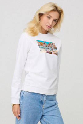 Світшот жіночій basic  /no flis/ 