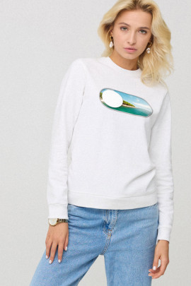 Світшот жіночій basic  /no flis/ 