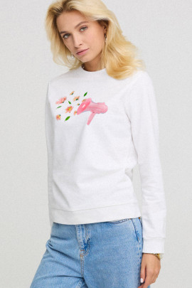 Світшот жіночій basic  /no flis/ 