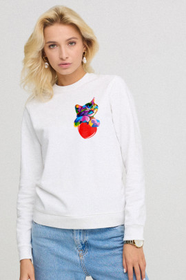 Світшот жіночій basic  /no flis/ 