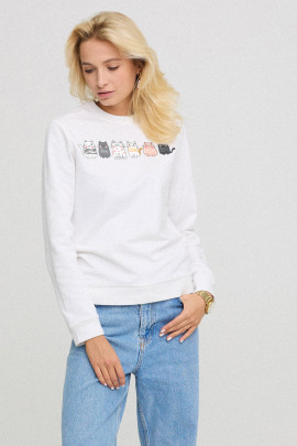 Світшот жіночій basic  /no flis/ 