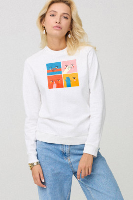 Світшот жіночій basic  /no flis/ 