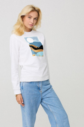 Світшот жіночій basic  /no flis/ 