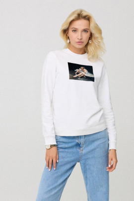 Світшот жіночій basic  /no flis/ 