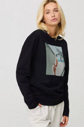 Світшот жіночий oversize  /no flis/ 