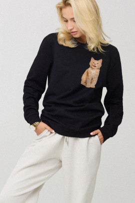 Світшот жіночий oversize  /no flis/ 