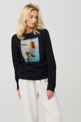 Світшот жіночий oversize  /no flis/ 