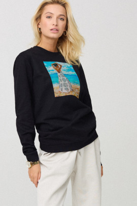 Світшот жіночий oversize  /no flis/ 