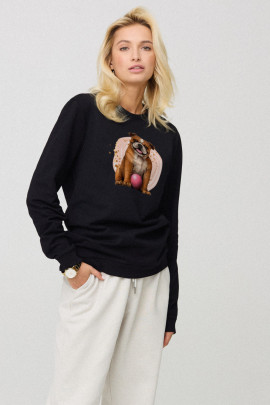 Світшот жіночий oversize  /no flis/ 