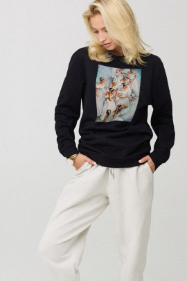 Світшот жіночий oversize  /no flis/ 