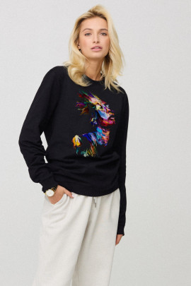 Світшот жіночий oversize  /no flis/ 