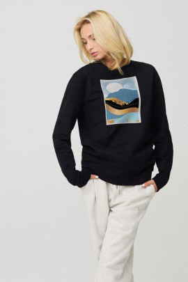 Світшот жіночий oversize  /no flis/ 