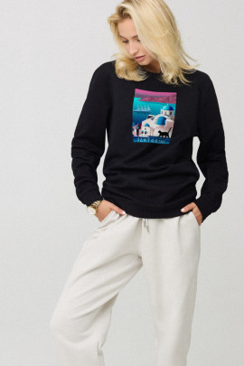 Світшот жіночий oversize  /no flis/ 