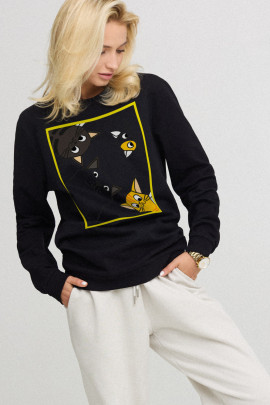 Світшот жіночий oversize  /no flis/ 