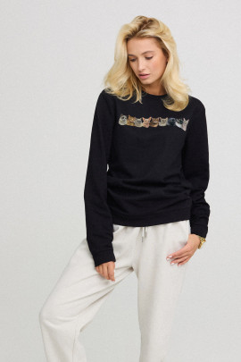 Світшот жіночий oversize  /no flis/ 