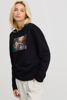 Світшот жіночий oversize  /no flis/ 