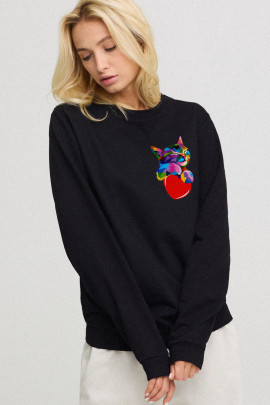 Світшот жіночий oversize  /no flis/ 