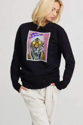 Світшот жіночий oversize  /no flis/ 