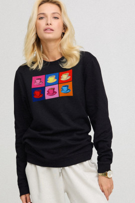 Світшот жіночий oversize  /no flis/ 