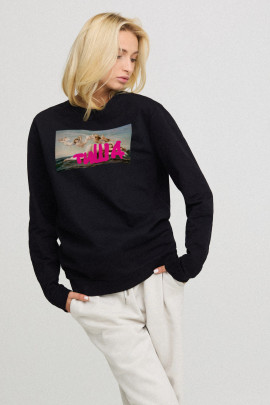 Світшот жіночий oversize  /no flis/ 