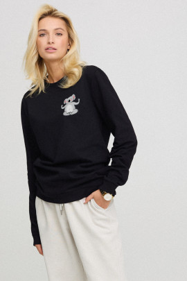 Світшот жіночий oversize  /no flis/ 