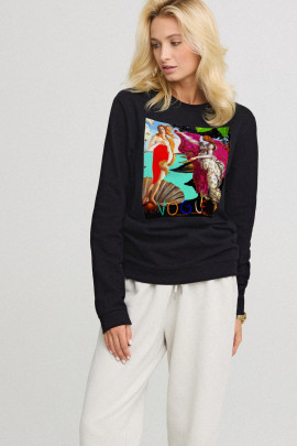 Світшот жіночий oversize  /no flis/ 