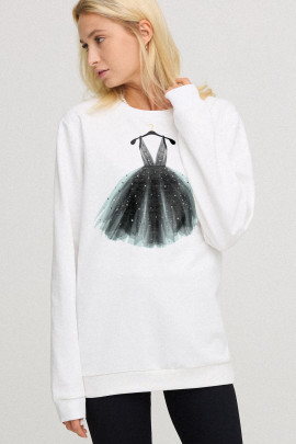 Світшот жіночий oversize  /no flis/ 