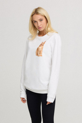 Світшот жіночий oversize  /no flis/ 