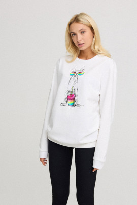 Світшот жіночий oversize  /no flis/ 