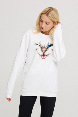 Світшот жіночий oversize  /no flis/ 