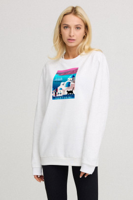 Світшот жіночий oversize  /no flis/ 