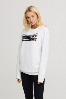 Світшот жіночий oversize  /no flis/ 