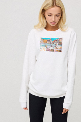 Світшот жіночий oversize  /no flis/ 