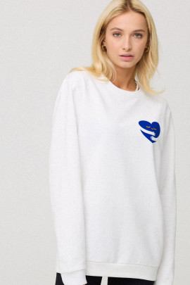 Світшот жіночий oversize  /no flis/ 