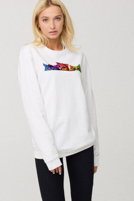 Світшот жіночий oversize  /no flis/ 