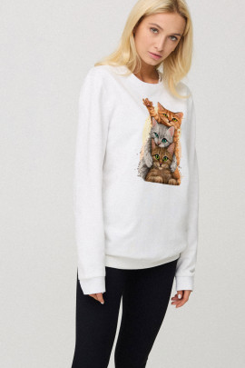 Світшот жіночий oversize  /no flis/ 