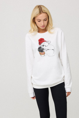 Світшот жіночий oversize  /no flis/ 