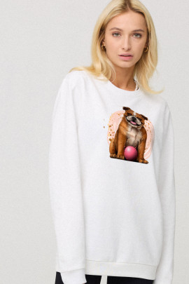 Світшот жіночий oversize  /no flis/ 